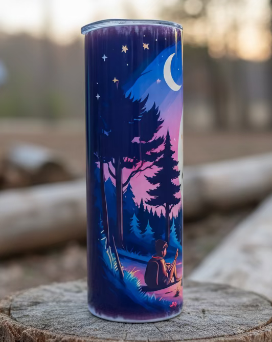 Camping Themed Sublimated Tumbler