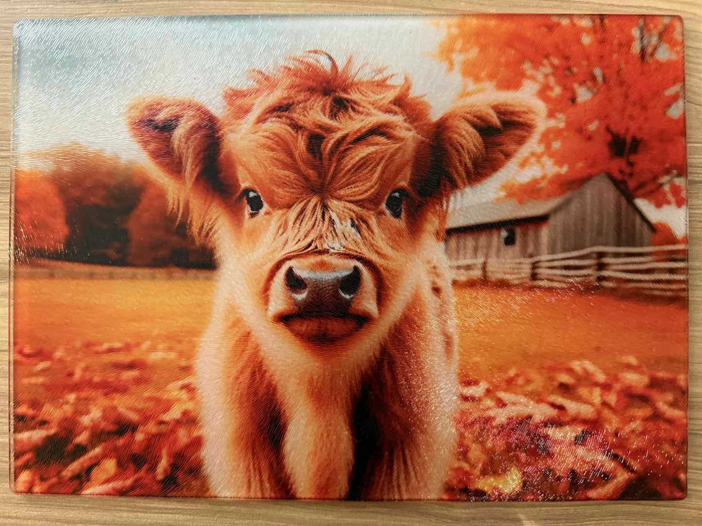 Baby Highland Brown Cutting Board