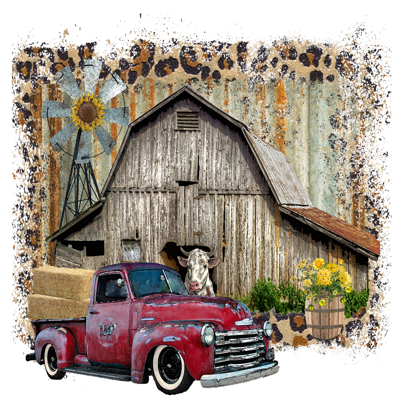 Barn 1 Sublimation Transfer