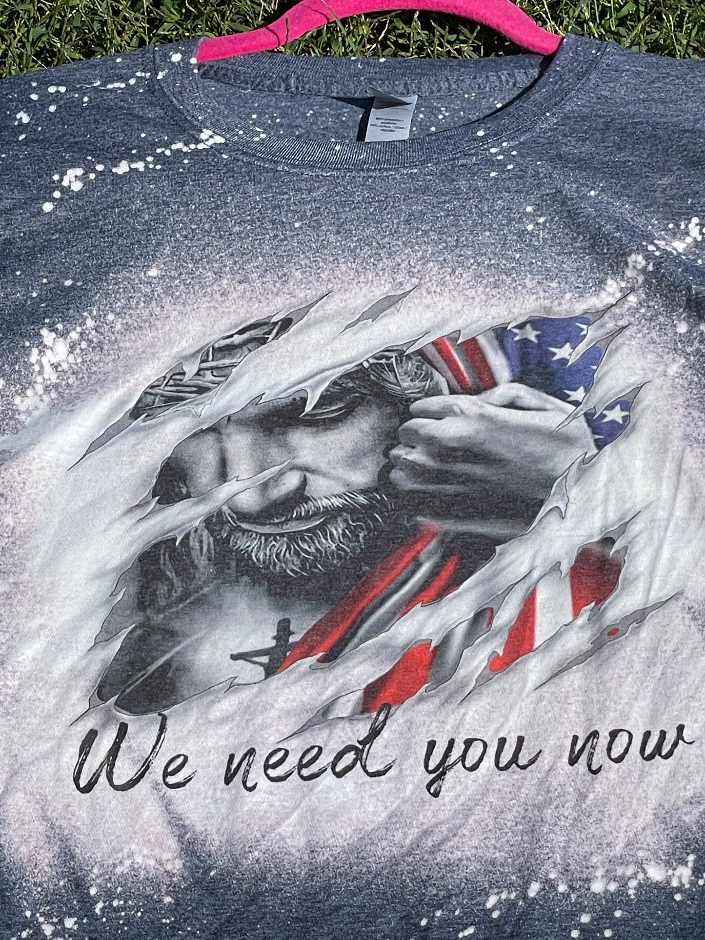 God We Need You Now Sublimation Transfer for Soft Products