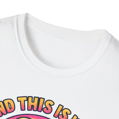 Stay Home Skeleton T‑Shirt — Retro Rainbow "I Wanted to Stay Home All This Time" Graphic Tee