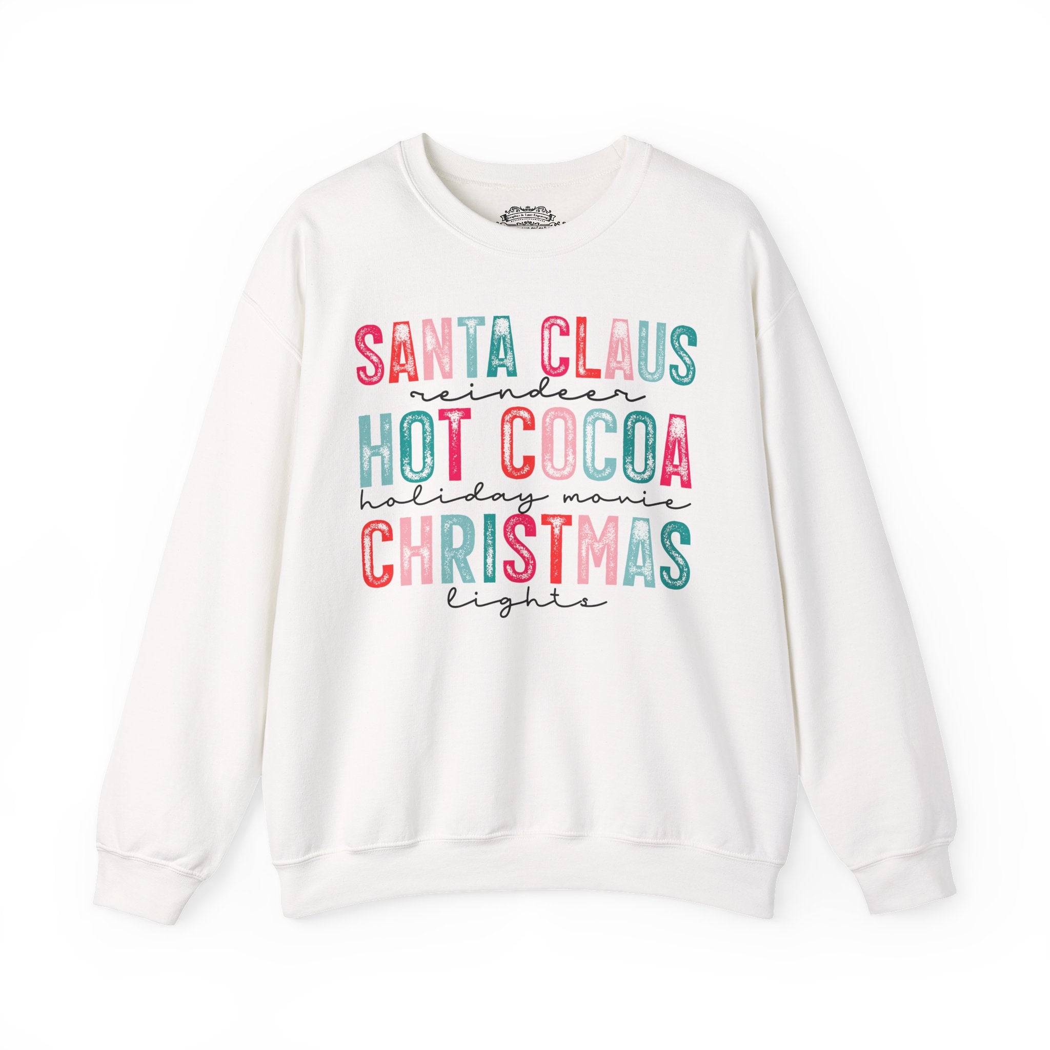 Christmas Santa Hot Cocoa Sweatshirt – Creations By Rylee