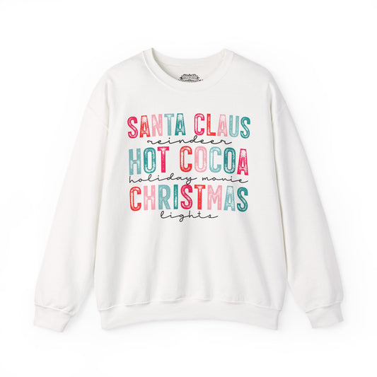 Christmas Santa Hot Cocoa Sweatshirt