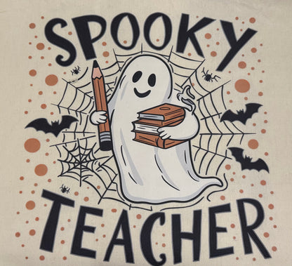 Canvas Halloween Themed Totes 15”x 15”