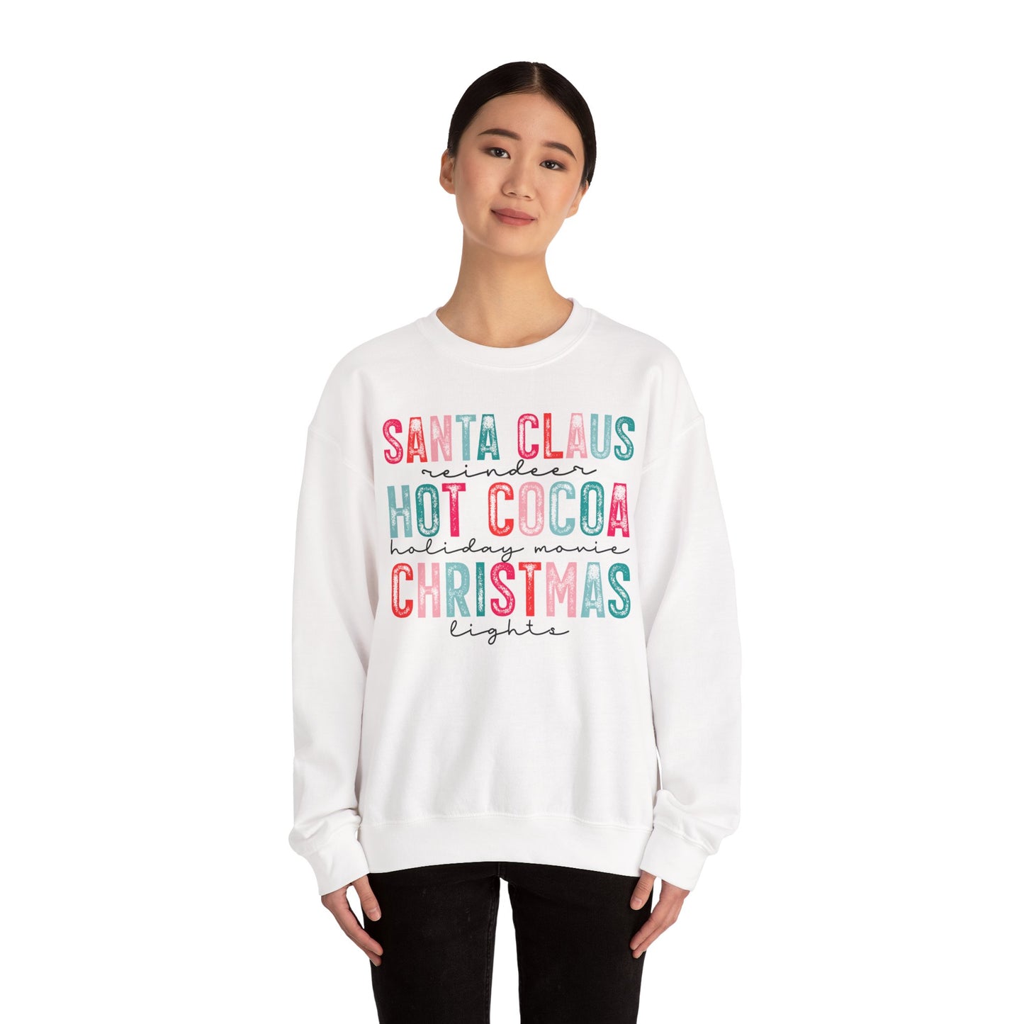 Christmas Santa Hot Cocoa Sweatshirt