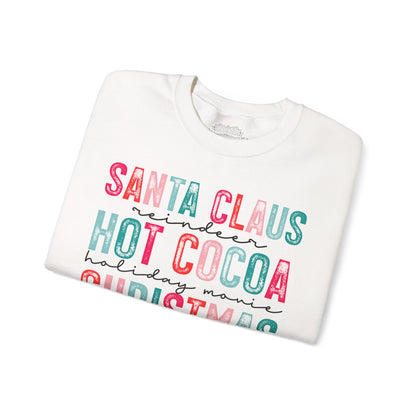 Christmas Santa Hot Cocoa Sweatshirt