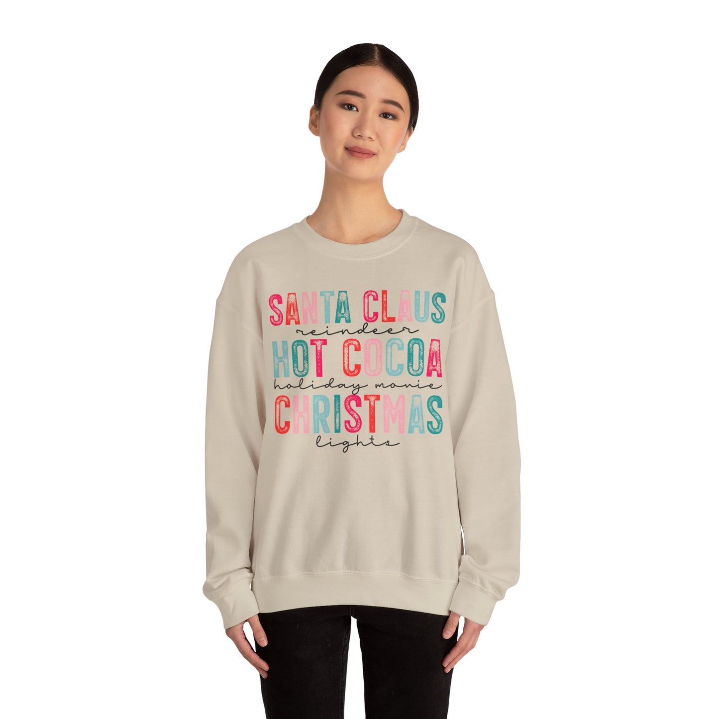Christmas Santa Hot Cocoa Sweatshirt