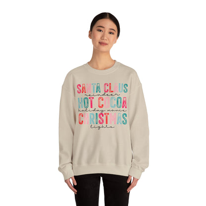 Christmas Santa Hot Cocoa Sweatshirt