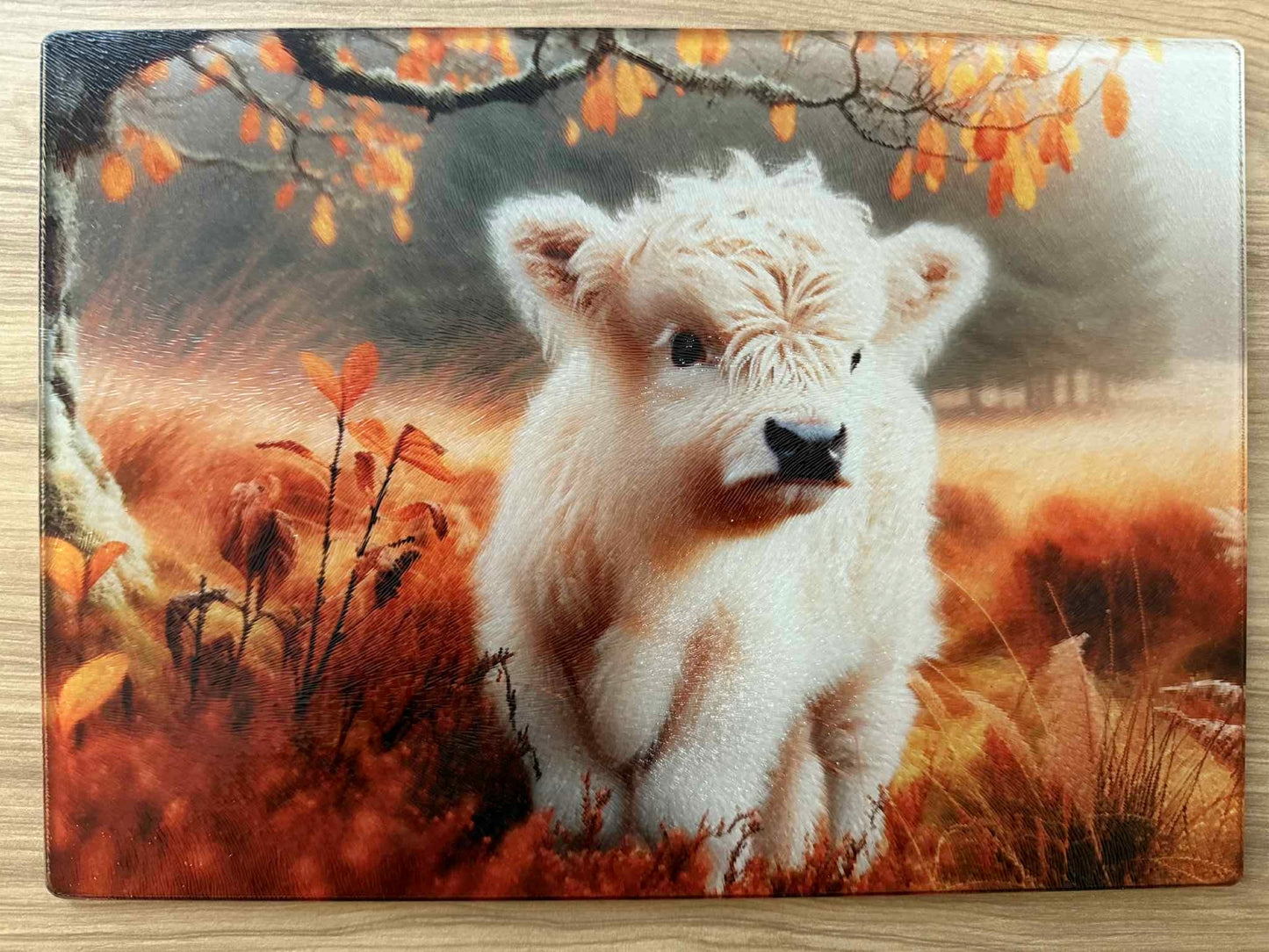 Baby White Highland Cutting Board