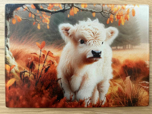 Baby White Highland Cutting Board