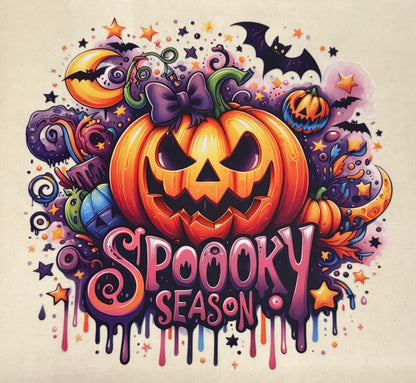 Canvas Halloween Themed Totes 15”x 15”