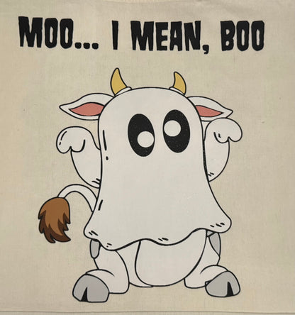 Canvas Halloween Themed Totes 15”x 15”