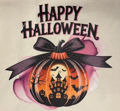 Canvas Halloween Themed Totes 15”x 15”