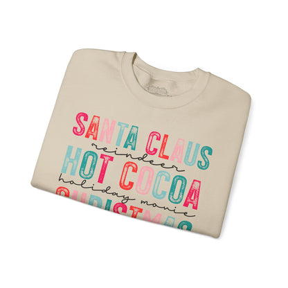 Christmas Santa Hot Cocoa Sweatshirt