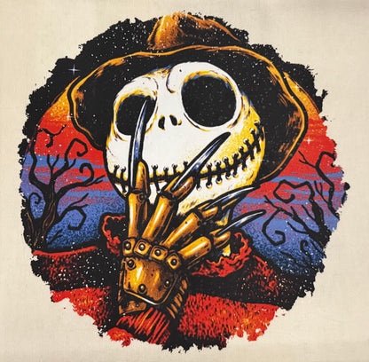 Canvas Halloween Themed Totes 15”x 15”