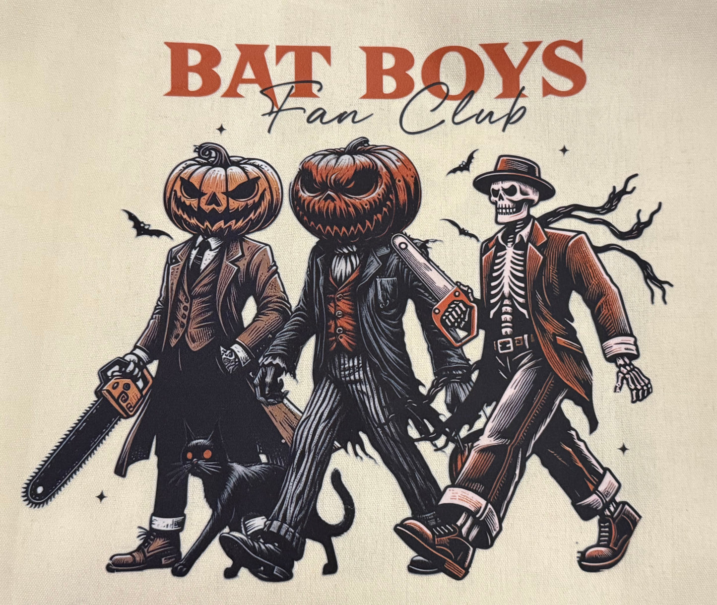 Canvas Halloween Themed Totes 15”x 15”