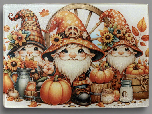 Peace Gnome Cutting Board