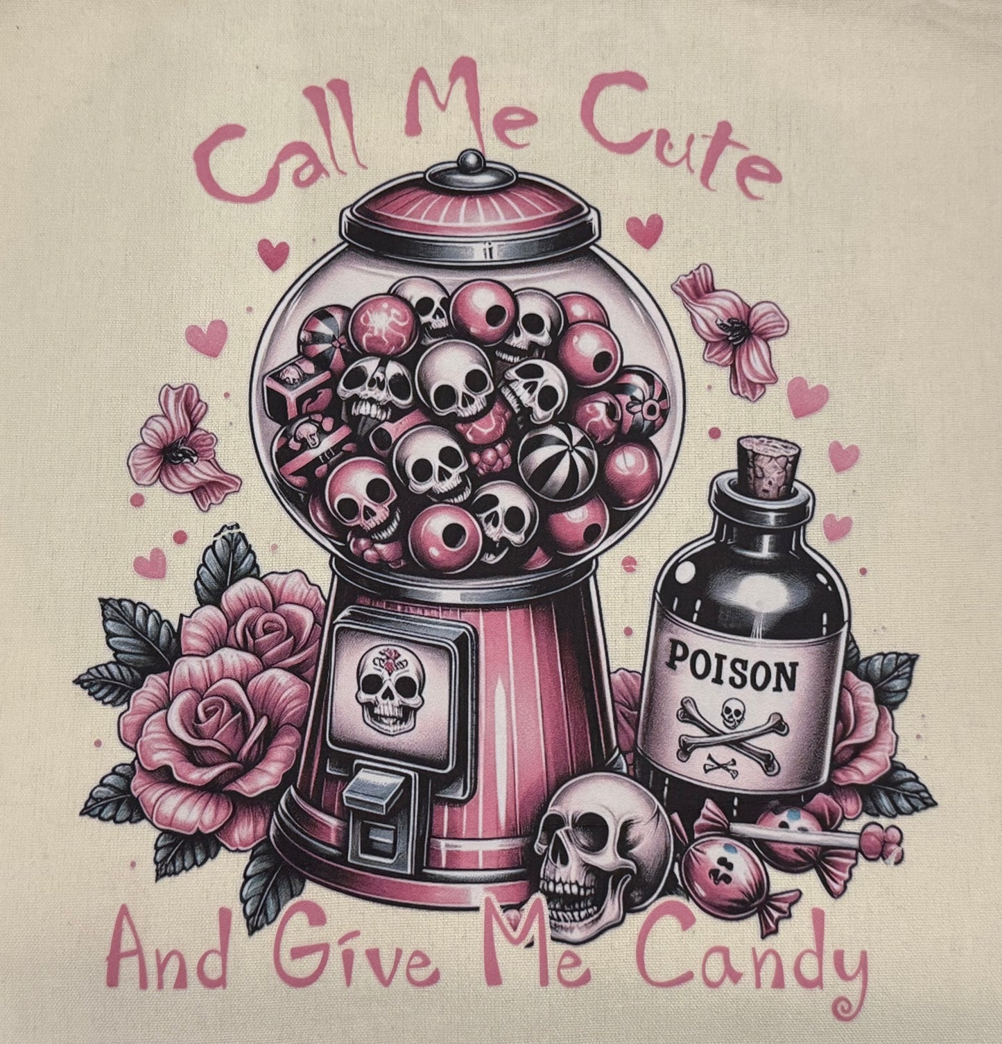 Canvas Halloween Themed Totes 15”x 15”