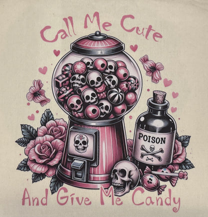 Canvas Halloween Themed Totes 15”x 15”