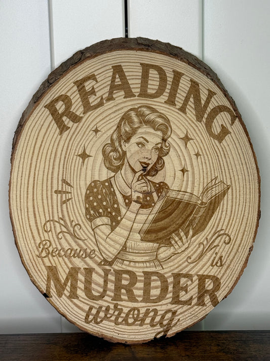 reading artwork
