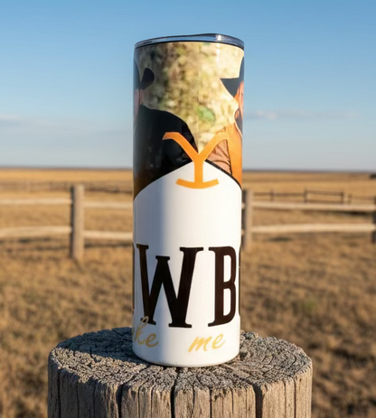 YS Cowboy Sublimated Tumbler