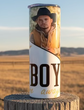 YS Cowboy Sublimated Tumbler