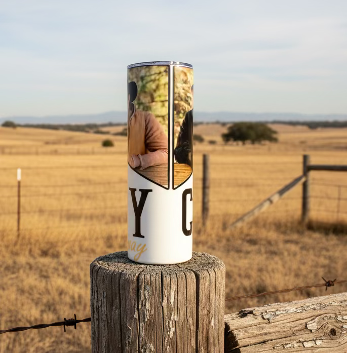 YS Cowboy Sublimated Tumbler