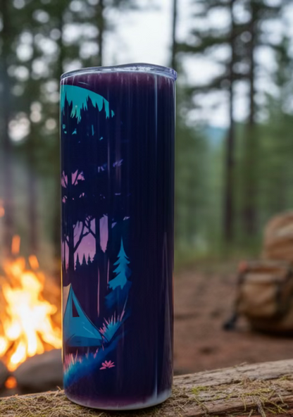 Camping Themed Sublimated Tumbler