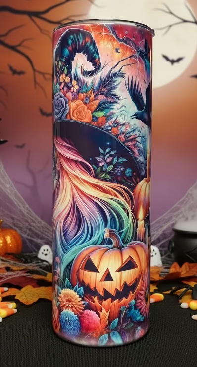 Vibrant Witch Sublimated Tumbler