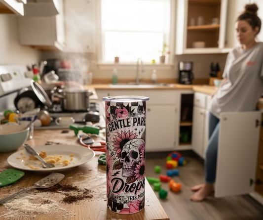 Gentle Parenting Drop Out Sublimated Tumbler