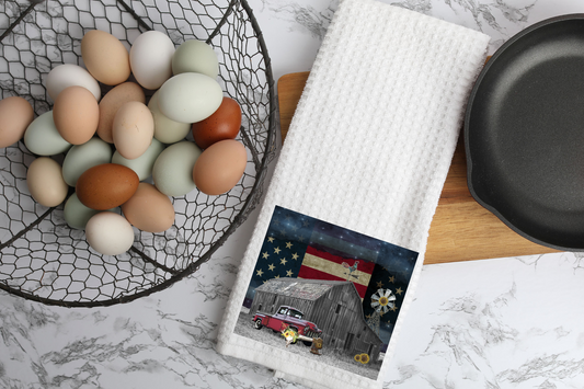 Barn 7  Waffle towel