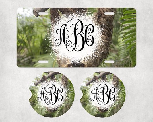 031License Plate Car Coaster Set