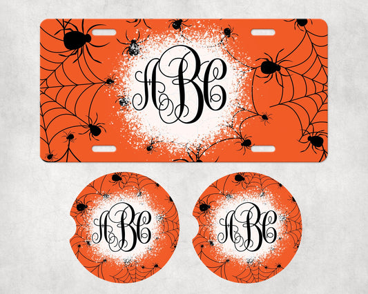 035 License Plate Car Coaster Set