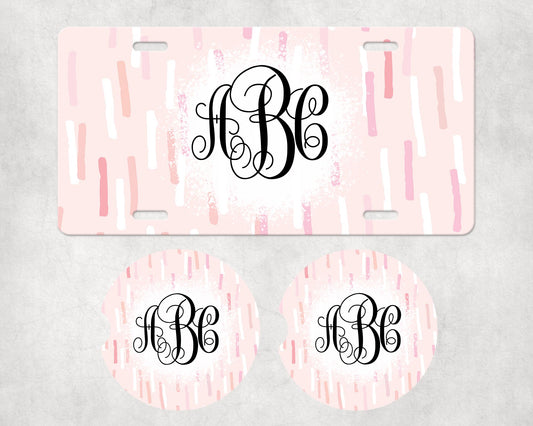051 License Plate Car Coaster Set