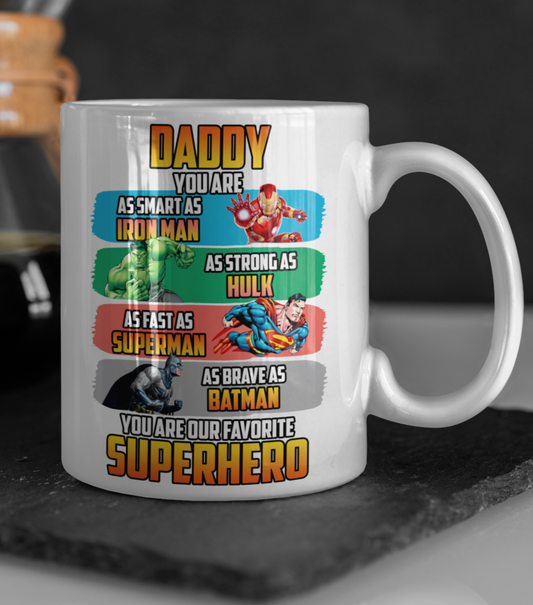 Super Hero - Dad Themed Coffee Mug
