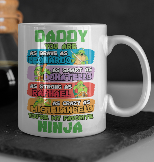 Ninja Turtle - Dad Themed Coffee Mug