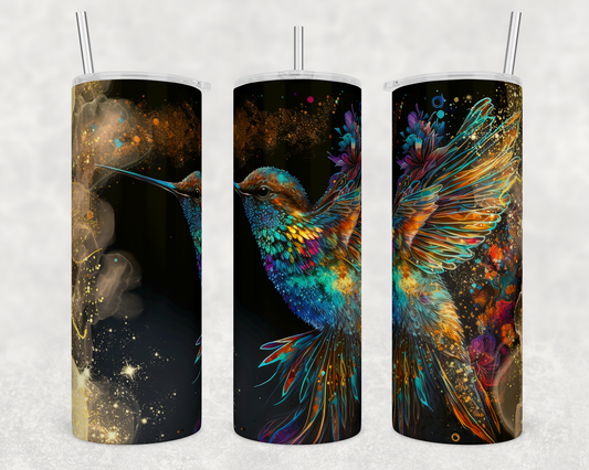 JT022 Inked Hummingbird Sublimated Tumbler