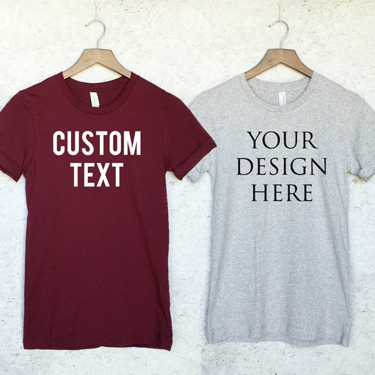 Design Your Own Short Sleeve T-shirt (TWO COLOR DESIGN)