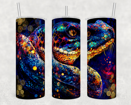 JT024 Inked Snake Sublimated Tumbler